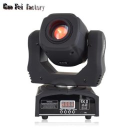 Mini Spot LED Rotatif à Tête Mobile de 60W Projecteur Lyre Gobo Lumières Mobiles Lampe Chang