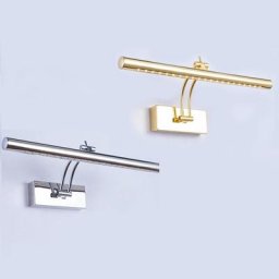 Applique Murale Moderne en Acier Inoxydable pour Miroir de Chambre à Coucher Cosmétique HOMakeup