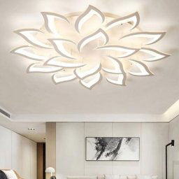 IRALAN-Plafonnier LED avec Télécommande Lustre Moderne Salon Cuisine Chambre à Coucher Chambre