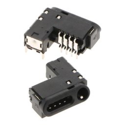 587D 2 Pièces 3.5mm sauna téléphone Écouteur Jack Port Prise Connecteur Pour Pro Mince