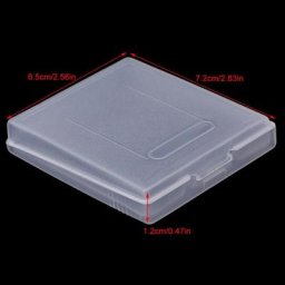 5 cartouches de jeu en plastique transparent housse anti-poussière pour nintendo Game Boy couleur