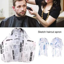 Tablier de rasage imperméable pour homme attrape-barbe support de rasoir protection de livres