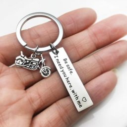 Porte-clés en métal cadeau de saint-valentin conduite sécurisée personnalisé j'ai besoin de vous