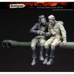 Kit de maquette en résine tanker de l'armée rouge à l'assistant 1/35-45 1943