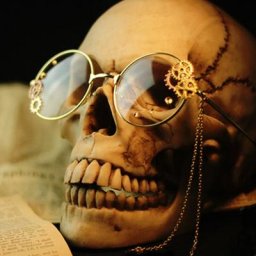 Lunettes de cosplay Steampunk pour filles monture optique engrenage en métal JOWomen lunettes