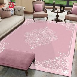 Bubble Kd'appareils-Polymères à motif de fleurs brodées pour salon rose zone lea tapis de chambre