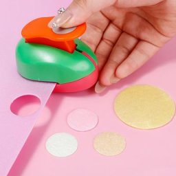 Gaufreur rond créatif Machine à gaufrer découpage de papier perforations artisanales