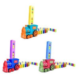 Jeu de dominos électriques pour garçons et filles jouet à empiler pour le développement