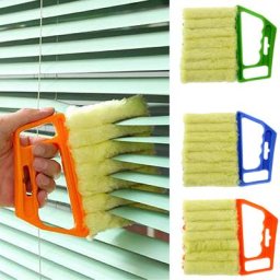 Chiffon de nettoyage de lame aveugle à main Mini brosse de nettoyage de climatiseur tableau de