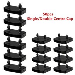 Supports d'extrémité de lattes de canapé-lit capuchons centraux simples et doubles supports en