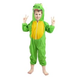 Costume de robe de paupières d'animal de dinosaure pour des enfants en bas âge tenues à capuche en