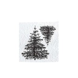Timbre de sceau transparent de sapin de Noël scrapbooking bricolage gaufrage d'album photo papier