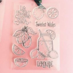 Tampon Transparent en Silicone pour Scrapbooking Feuille de Sceau pour Album Photo Décoration