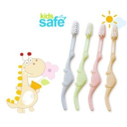 Brosse à dents en Fiber de bambou pour bébé brosse à dents en paille de blé naturelle soins