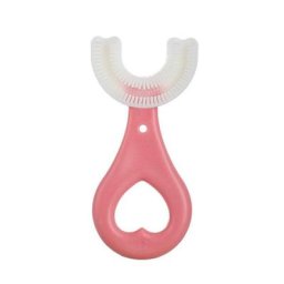Brosse à Dents en Silicone pour Bébé Matériau de Qualité Alimentaire en Forme de U Fourrure