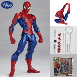 Figurines d'anime de dessin animé Disney pour enfants Marvel SpidSuffolk figurines d'action