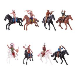 Ensemble de 8 figurines Western Cowboy jeu d'équitation pour les tout-petits d'âge alth