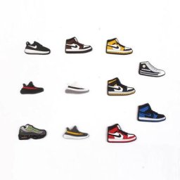 Breloques en Silicone croco 1 pièce modèle de chaussures Cool accessoires cadeaux de noël pour