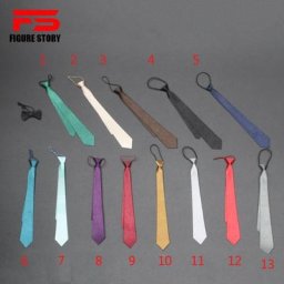 Poupées masculines à échelle 1/6 chemise trempée nœud lourd modèle solide accessoire