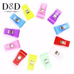 Clips en plastique mixtes pour patchwork bricolage support pour tissu courtepointe artisanat