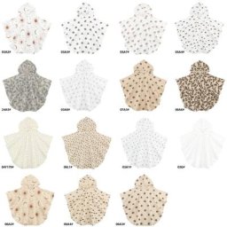 Serviette de bain à capuche en coton pour bébé garçon et fille serviette ronde douce ponchos