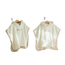 Serviette de bain à capuche pour bébé peignoir unisexe pour garçons et filles serviette de plage à