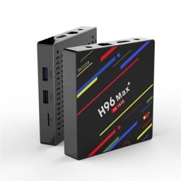 Décodeur TV H96 Max Plus lecteur multimédia 4K HD Wi-Fi bande touristique prise UE États-Unis