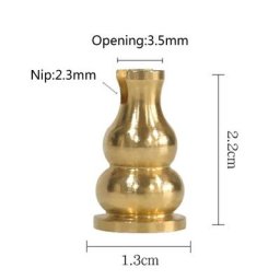 Support d'encens en forme de gourde H55A accessoire ménager en cuivre pour Temple salon
