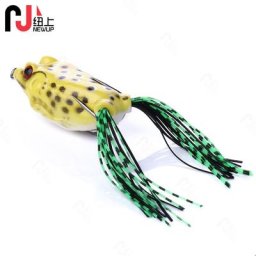 Leurre souple en forme de grenouille pour la pêche en surface appât artificiel idéal pour la pêche
