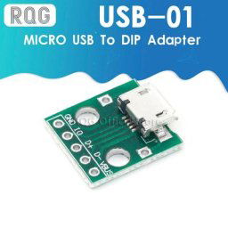 Adaptateur MICRO USB à DIP connecteur femelle 5 broches Type B convertisseur PCB carte de
