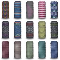 Bandana à carreaux pour femmes et hommes couvre-chef respirant cache-tête rouge pour le cou