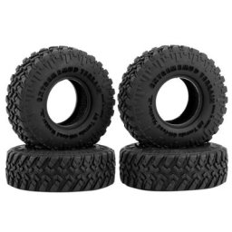 Roue en Caoutchouc Souple de 52mm pour Voiture 1.0 RC Inoler Axial SCX24 Bronco Gladiator FMS FCX24
