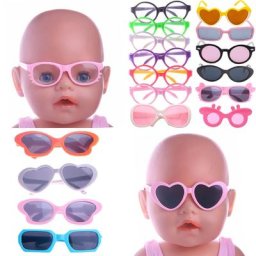 Lunettes à beurre pour filles accessoires de beurre cadeau américain 43cm Born Butter Baby Our