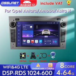 Autoradio Android 12 Navigation GPS Lecteur MultiXXL Stéréo 2 Din pour Voiture Opel Corsa C