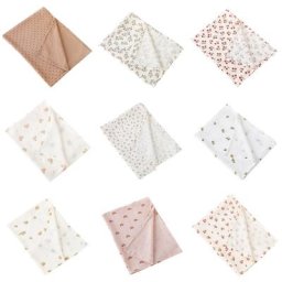 Couverture florale CPull pour bébé serviette de bain en coton séchage rapide unisexe gril rond