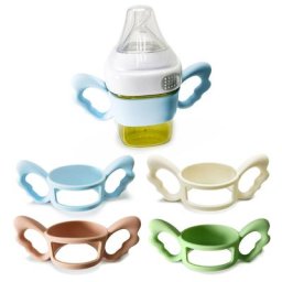 Poignées de biberons d'allaitement classiques faciles à transporter adaptées à la taille Hegen