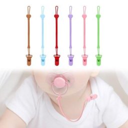 JOFOR-Attache-sucette anti-perte en silicone pour bébé clip pour tétine ceinture TeWindsor cadeau
