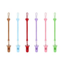 Attache-sucette en silicone anti-chute pour tout-petits TeWindsor accessoire de dentition