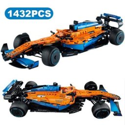 Modèle de voiture de course technique McLarened F1 Formula 1 Smile blocs de construction ville