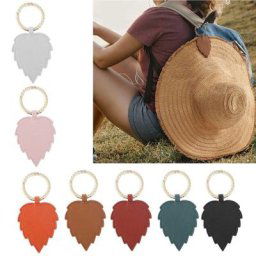 Clip de chapeau en PU mains libres accessoires pour vêtements sacs de voyage extérieurs sacs à