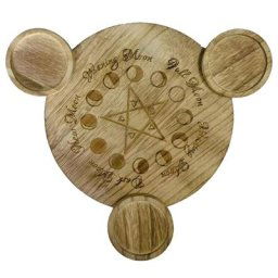 Bougeoir étoile astrologie Pentacle plaque d'autel décor de Divination sorcellerie