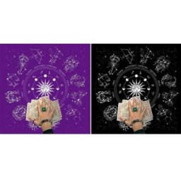 Nappe de Tarot en flanelle 23x23 pouces Rune Divination autel Patch de Table couverture pour