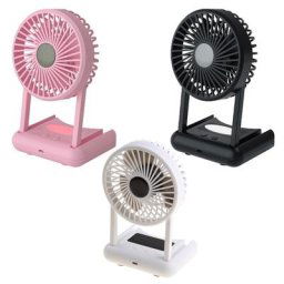 Ventilateur de bureau pliable à LED veilleuse de refroidissement pour la maison la chambre à