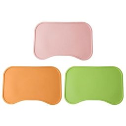 Napperon en Silicone pour animaux de compagnie tapis d'alimentation pour chien avec bord surélevé