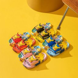 Pantoufles Pokémon Pikachu Antidérapantes Chaussures de Plage Kawaii en PVC Cadeaux de Noël