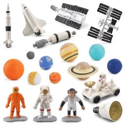 Jouets de Simulation spatiale en plastique 19 pièces modèle de neuf planètes système solaire