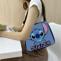 Disney CAN o & Stitch Sac à main pour femme Anime Figure Loisirs Sac sous les bras pour filles