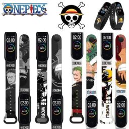 Bracelet Luffy One Piece pour Xiaomi Mi Band 6 5 4 3 NDavid Anime Bracelet de montre