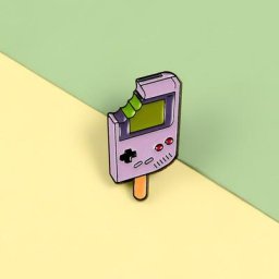 Épingles de console de jeu portable épingles crème glacée d'été Badges épingles en métal