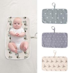 Tapis à langer souple de voyage 14x23 pouces imperméable pour Changer les couches des bébés de 0